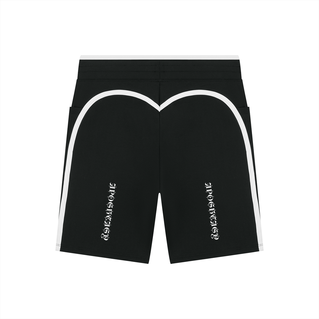 Aposhtasy Women's High Rise Color Block Yoga Shorts S.S