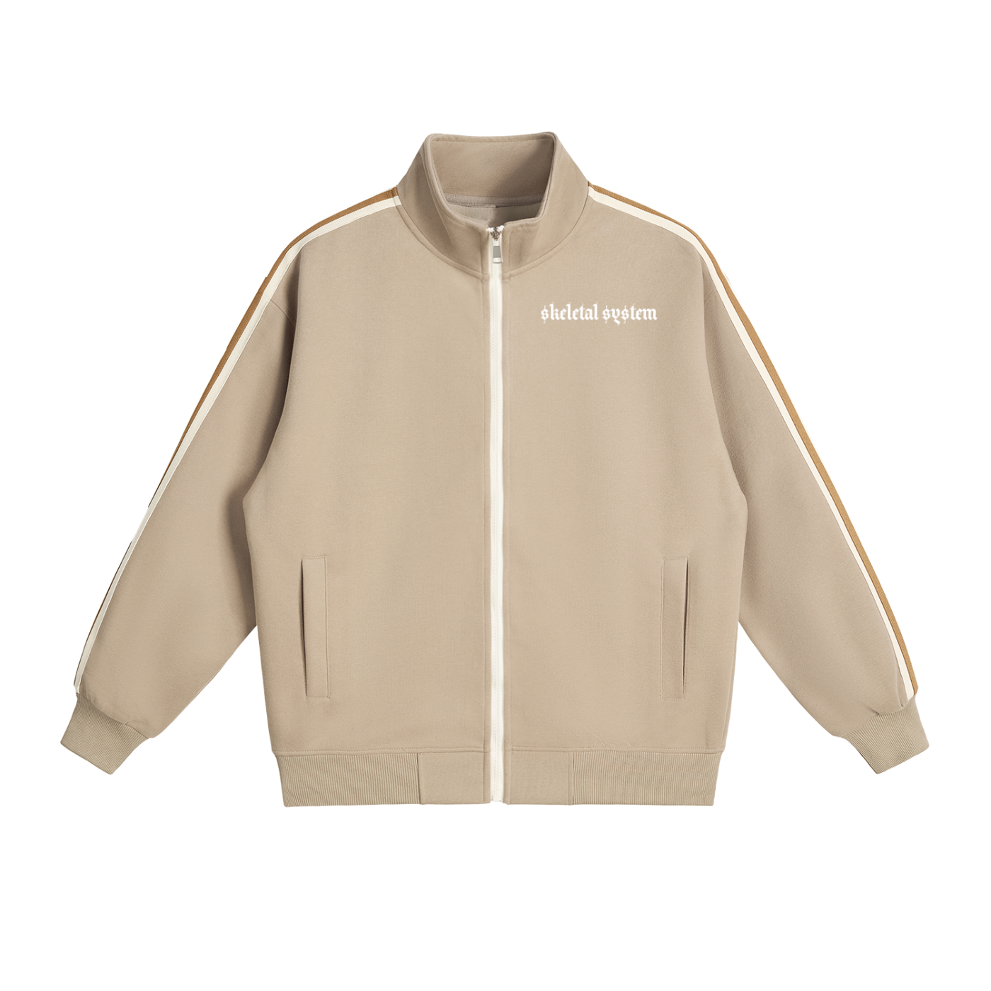 Aposhtasy Side-Stripe Stand Collar Jacket S.S