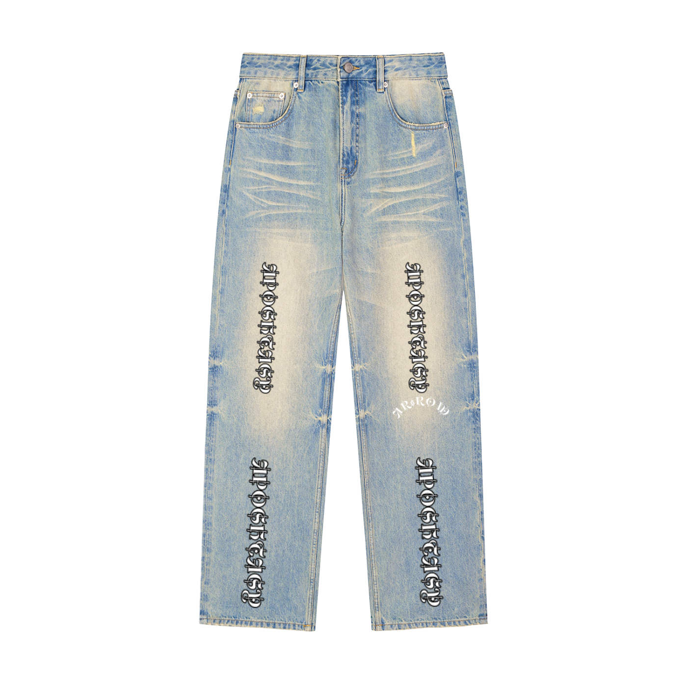Aposhtasy Raw Hem Denim Jeans S.S