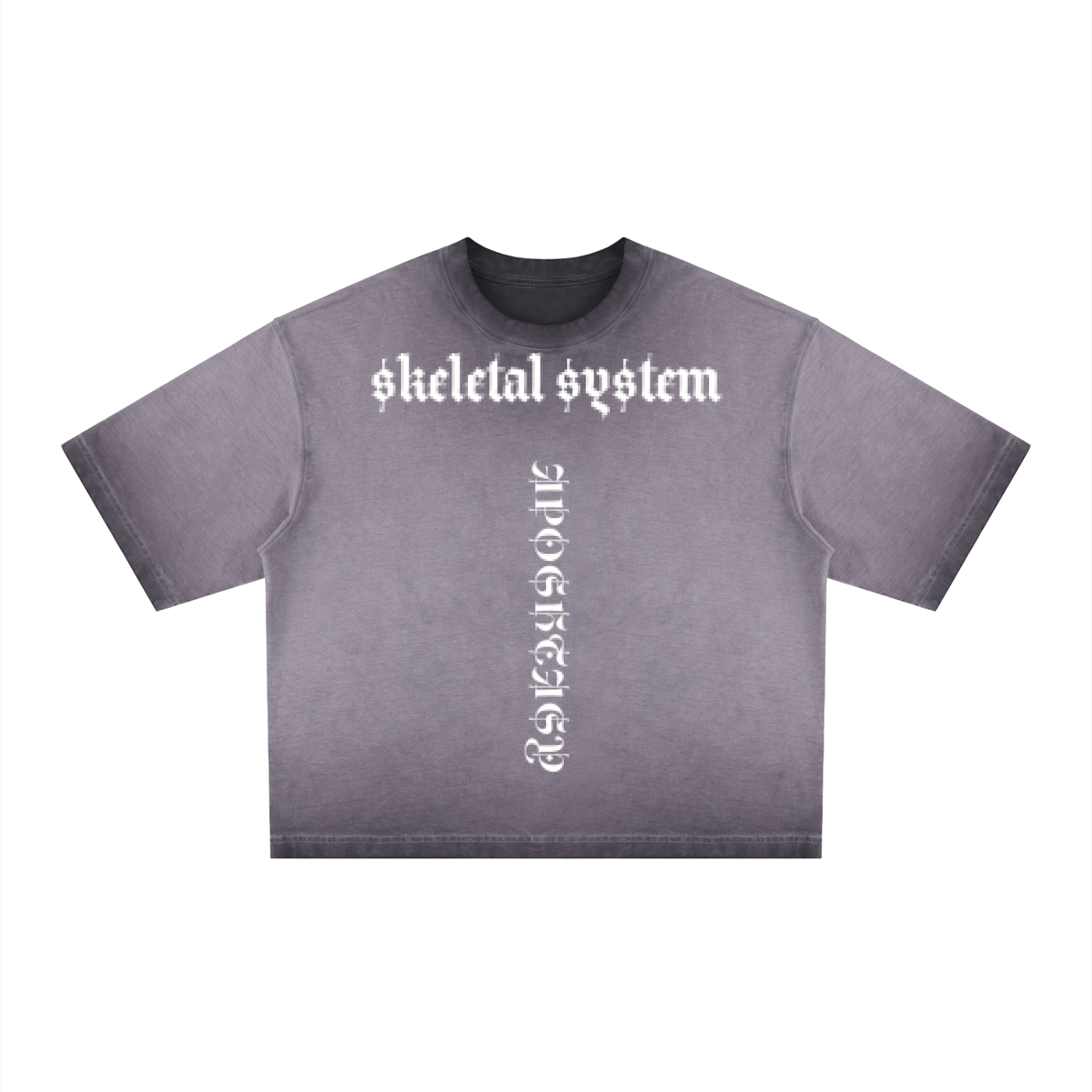APOSTASY Reverse Dyed Boxy T-Shirt S.S