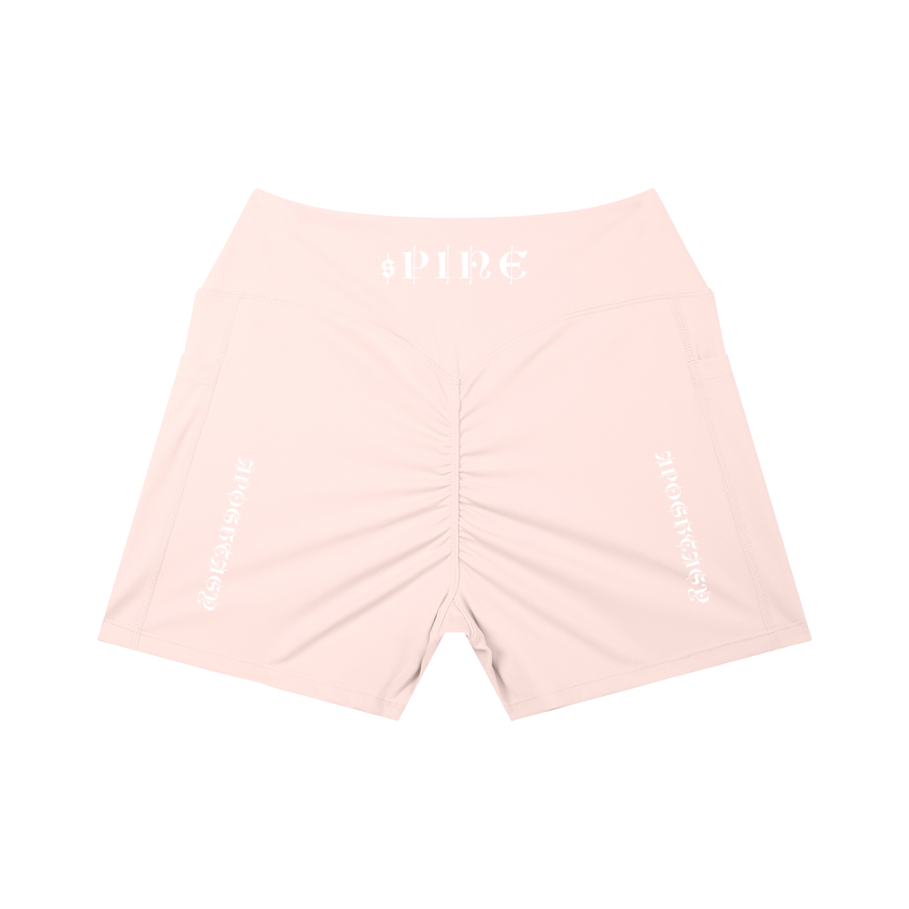 Aposhtasy Women’s High Rise Pocket Yoga Shorts S.S