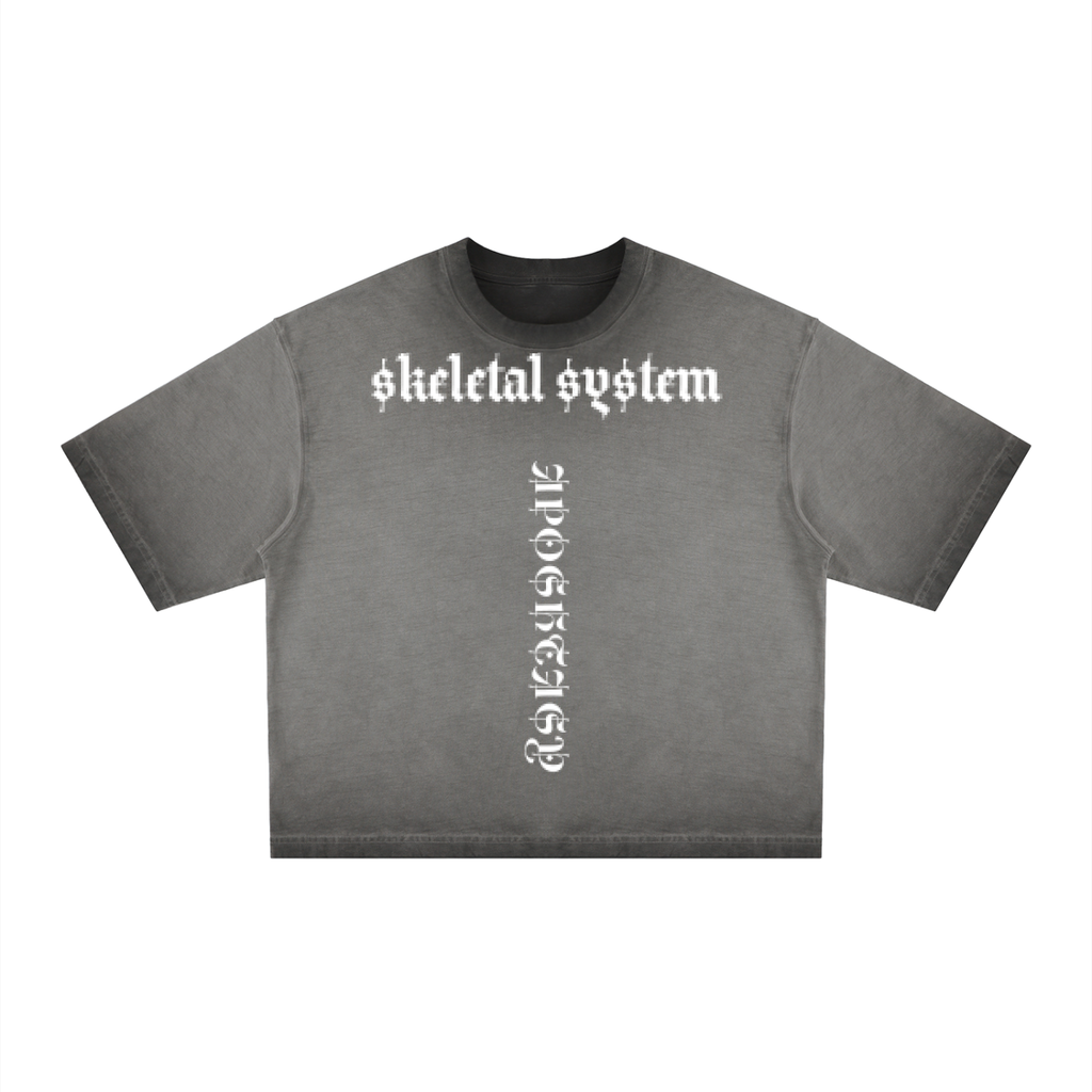 APOSTASY Reverse Dyed Boxy T-Shirt S.S