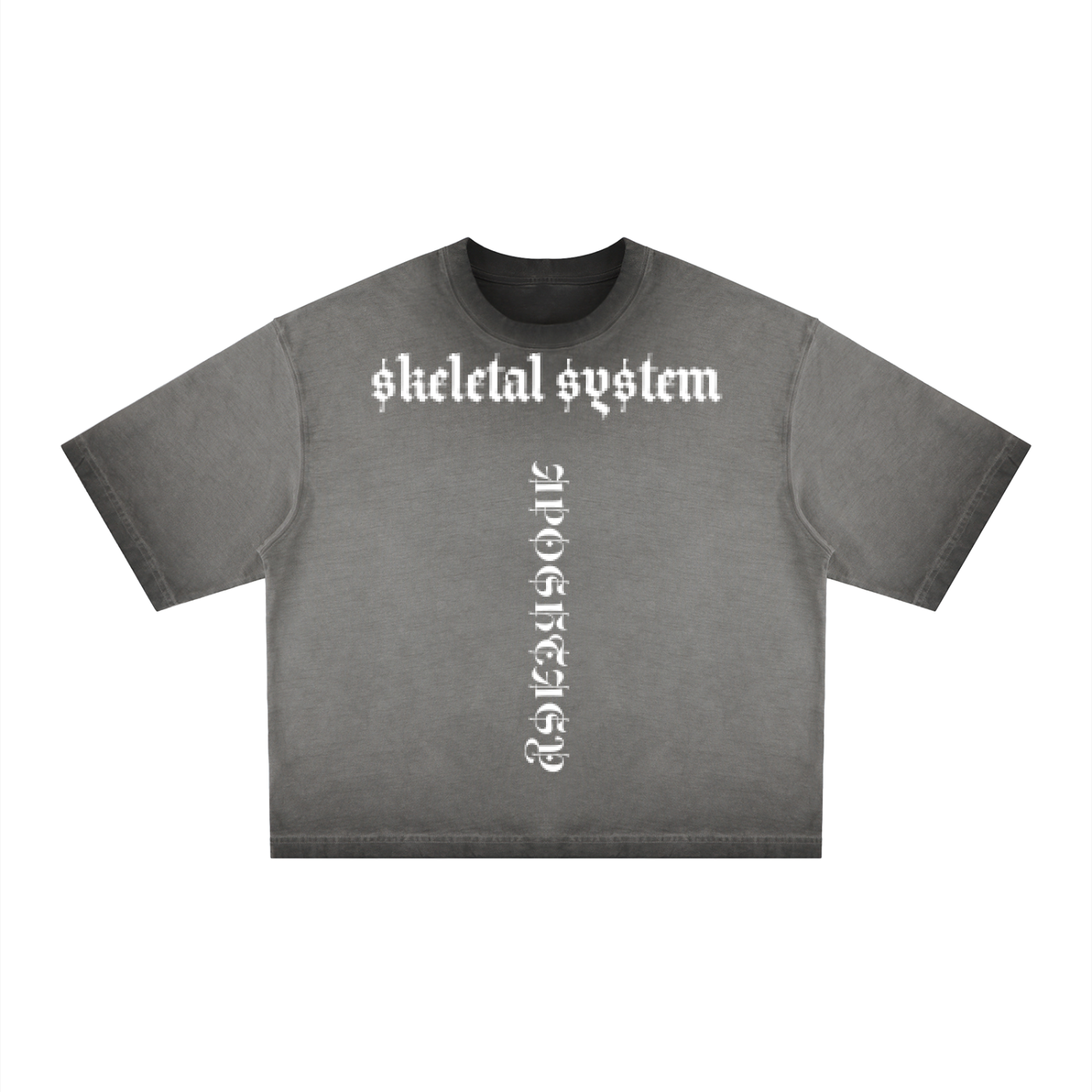 APOSTASY Reverse Dyed Boxy T-Shirt S.S