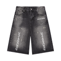 Aposhtasy Wash Wide Leg Denim Shorts S.S