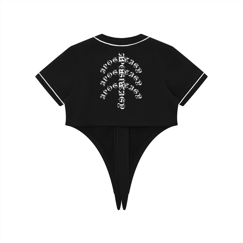 Aposhtasy Women's Piping Baseball Jersey S.S