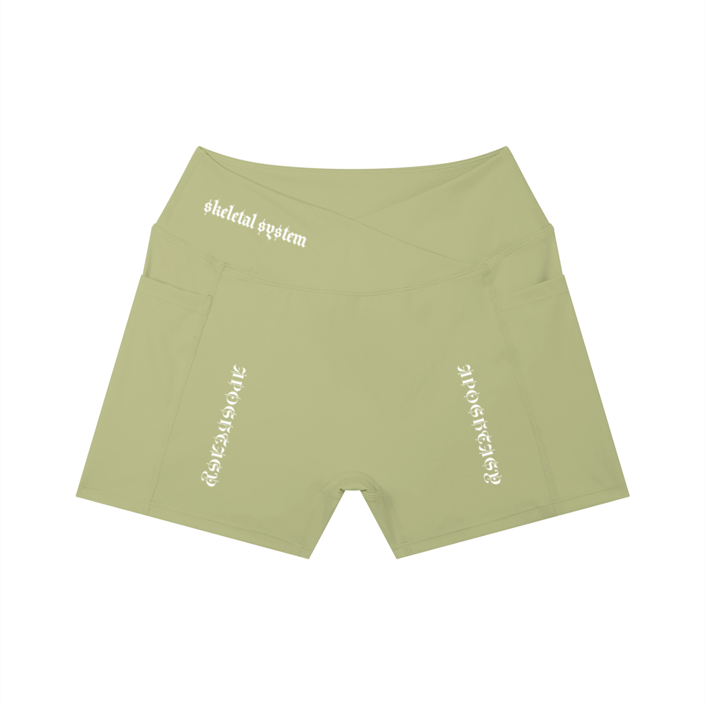 Aposhtasy Women’s High Rise Pocket Yoga Shorts S.S
