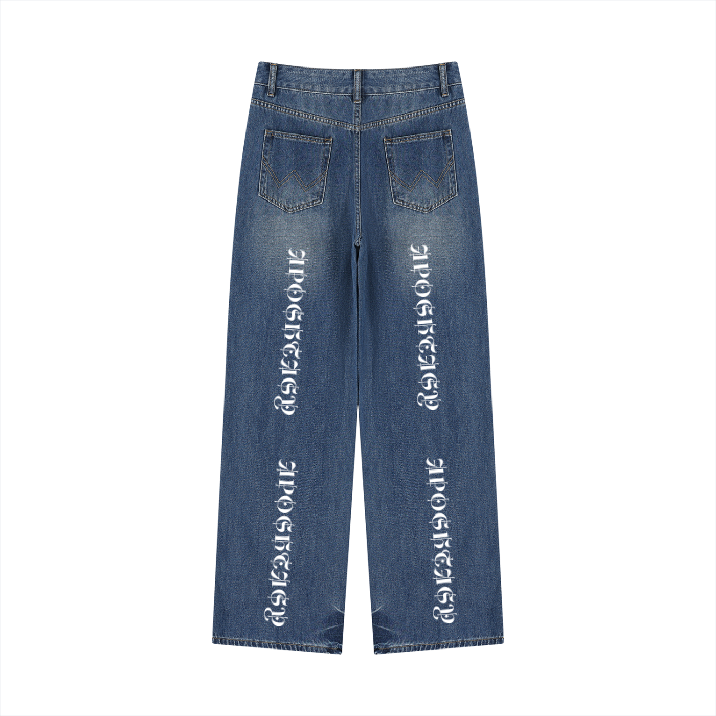 Aposhtasy Women’s Wash Wide Leg Jeans S.S