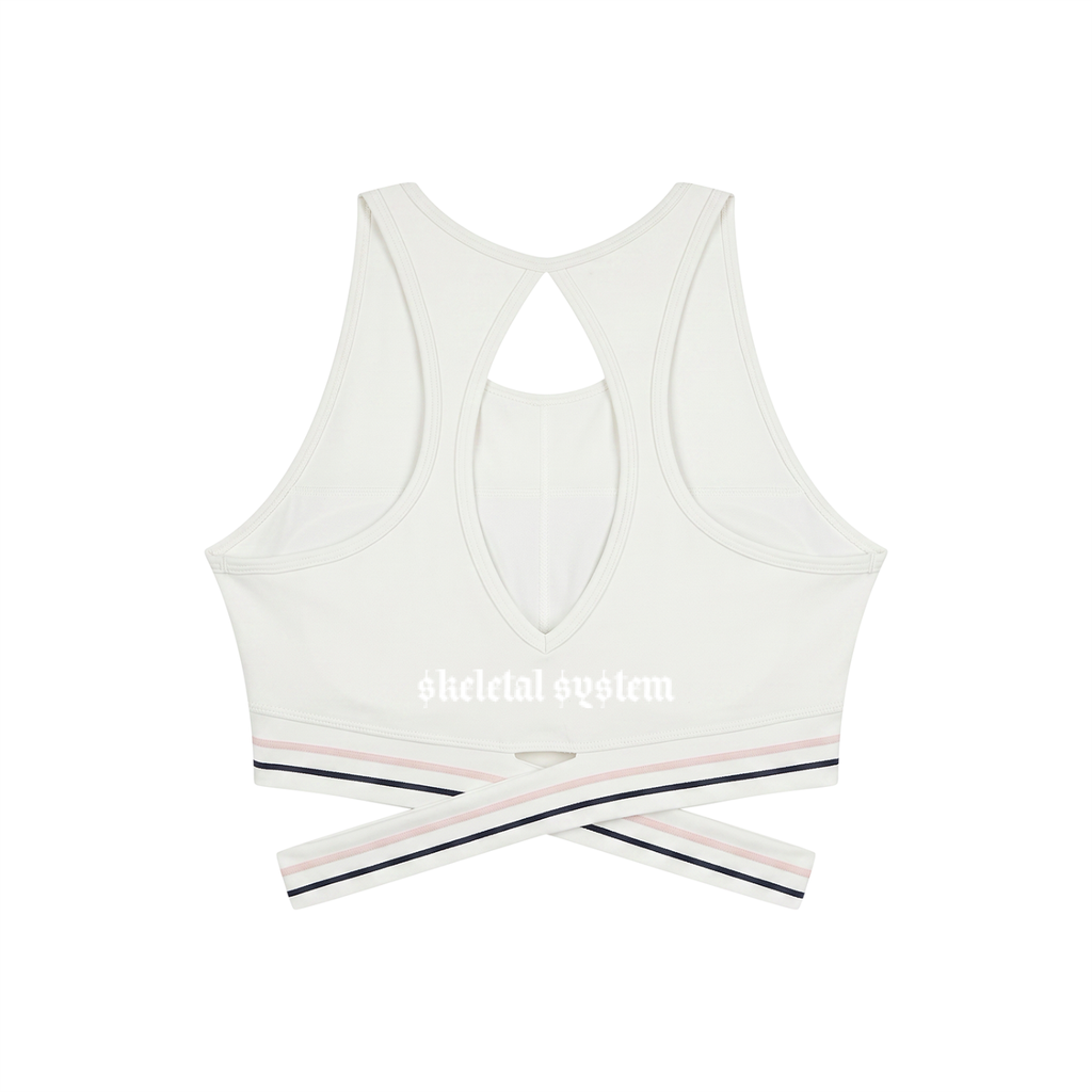 Aposhtasy Women’s Criss-Cross Band Sports Bra S.S