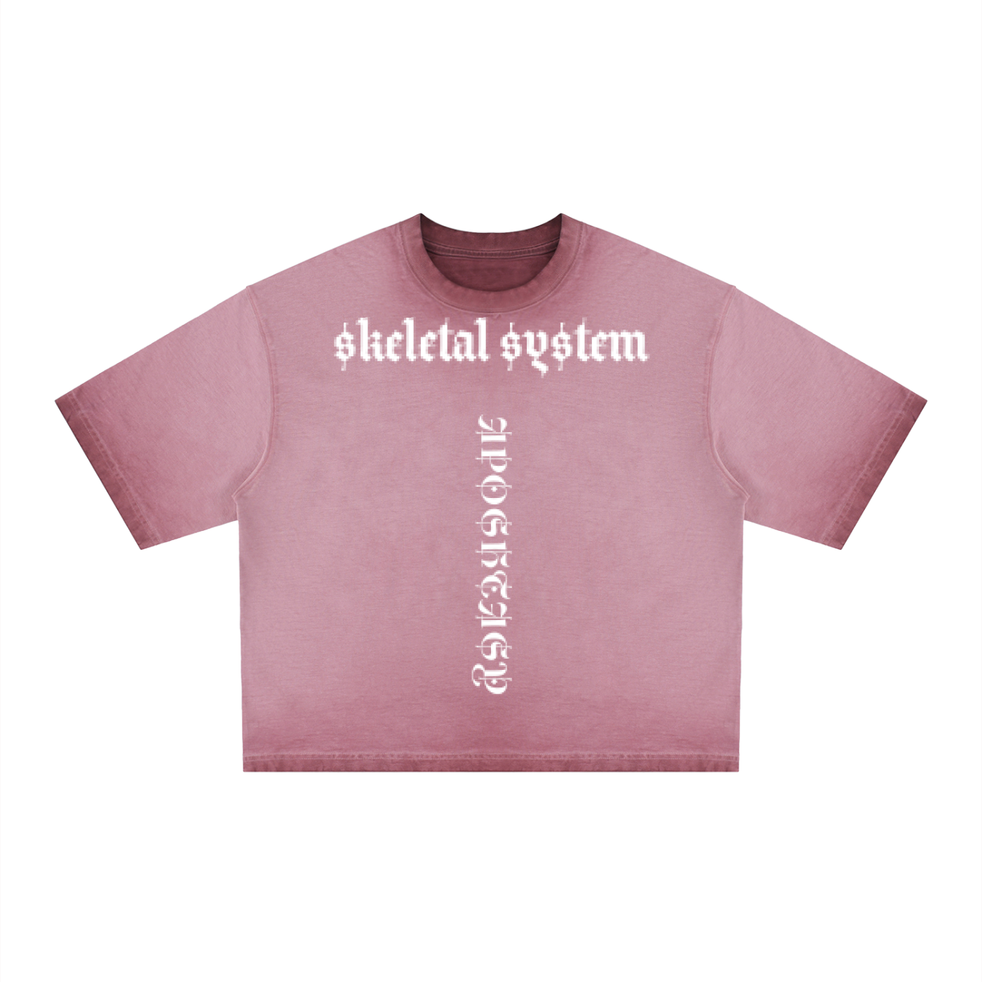 APOSTASY Reverse Dyed Boxy T-Shirt S.S