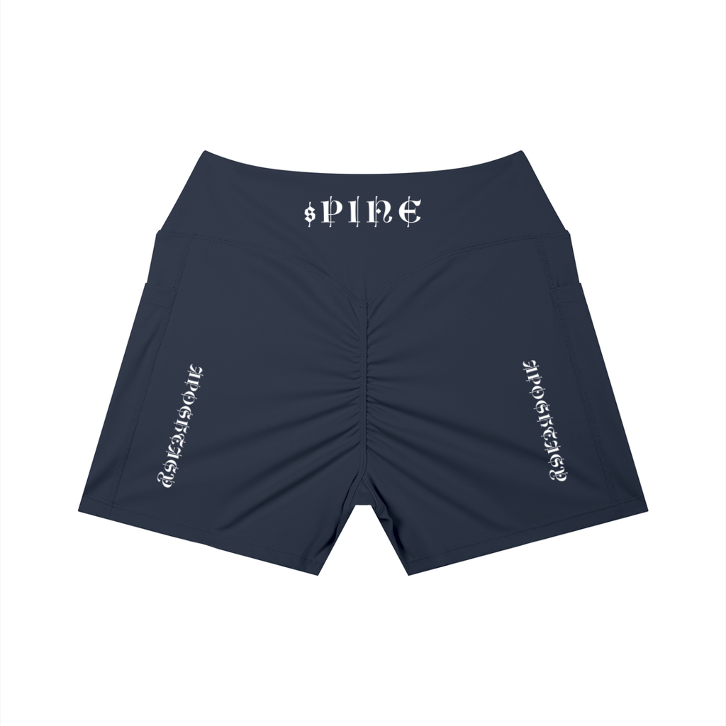 Aposhtasy Women’s High Rise Pocket Yoga Shorts S.S