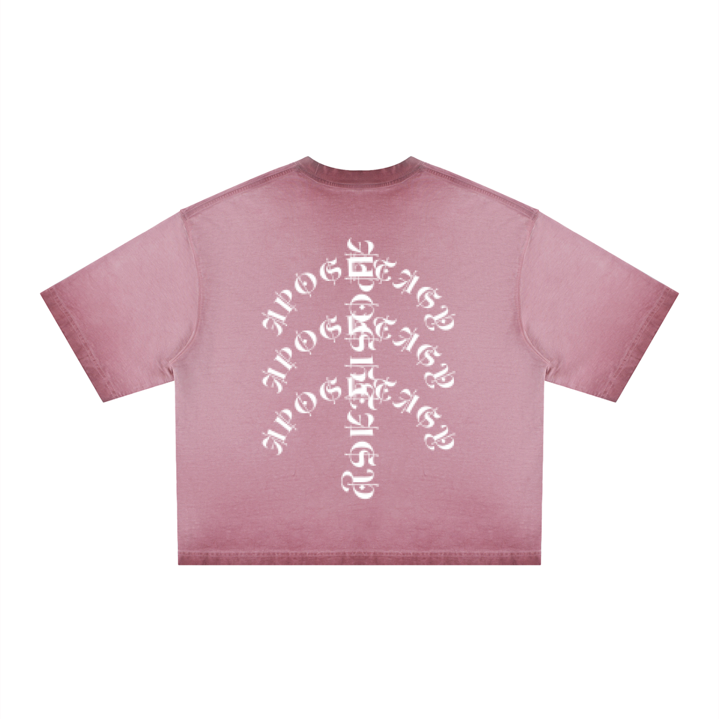 APOSTASY Reverse Dyed Boxy T-Shirt S.S