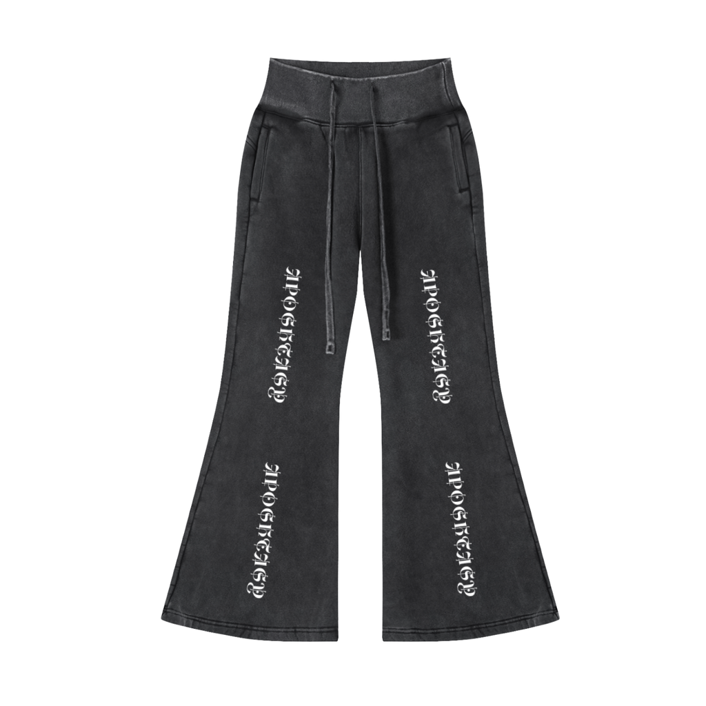 Aposhtasy Rib Washed Flared Fleece Pants S.S