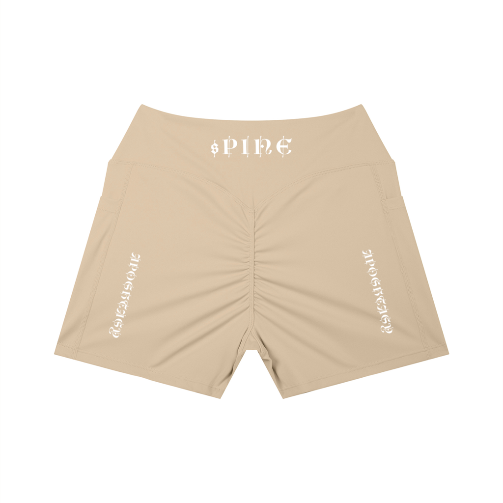 Aposhtasy Women’s High Rise Pocket Yoga Shorts S.S