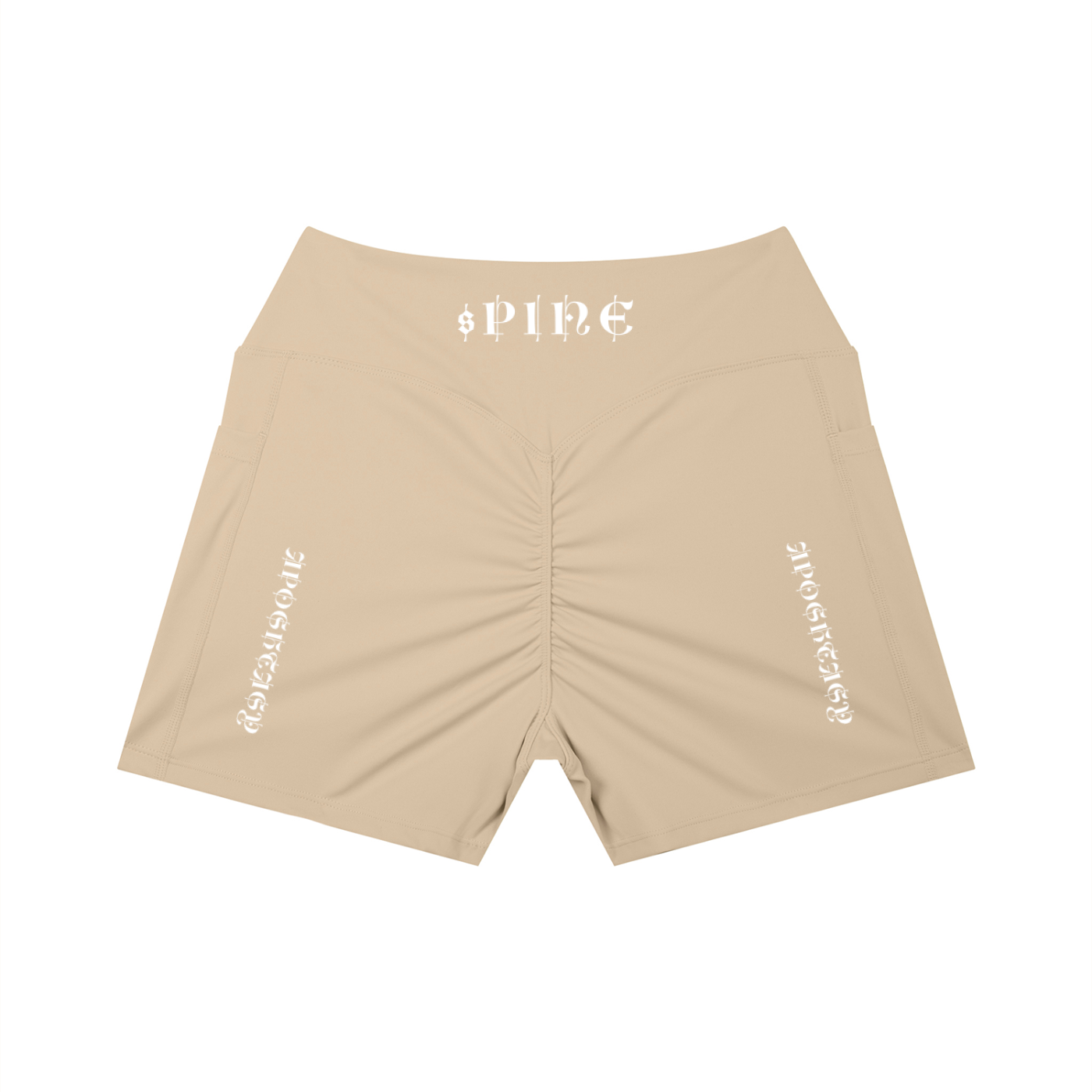Aposhtasy Women’s High Rise Pocket Yoga Shorts S.S