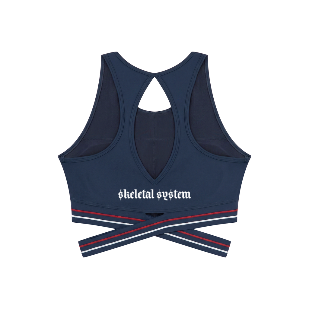 Aposhtasy Women’s Criss-Cross Band Sports Bra S.S