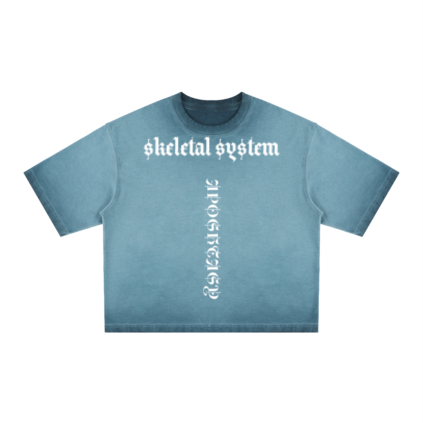APOSTASY Reverse Dyed Boxy T-Shirt S.S