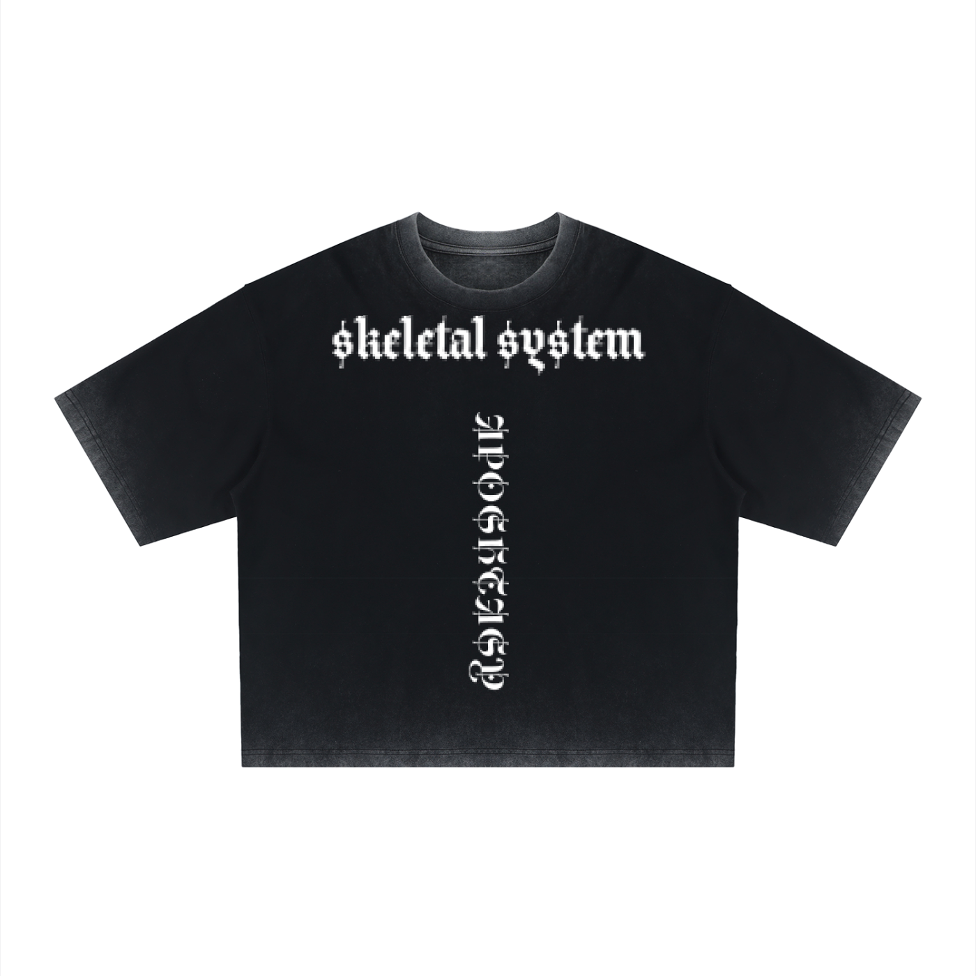 APOSTASY Reverse Dyed Boxy T-Shirt S.S