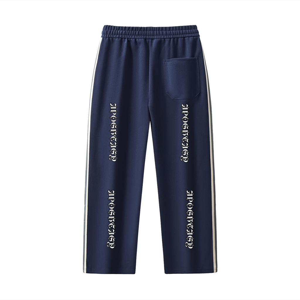 APOSHTASY Alternate Side-Stripe Straight-Leg  Pants S.S