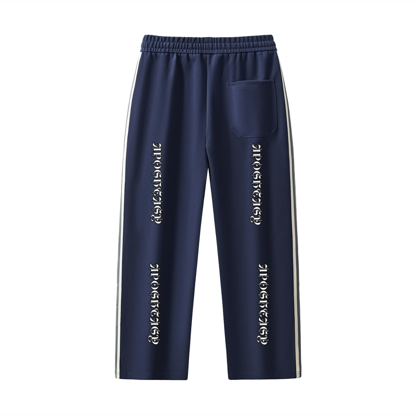 APOSHTASY Alternate Side-Stripe Straight-Leg  Pants S.S