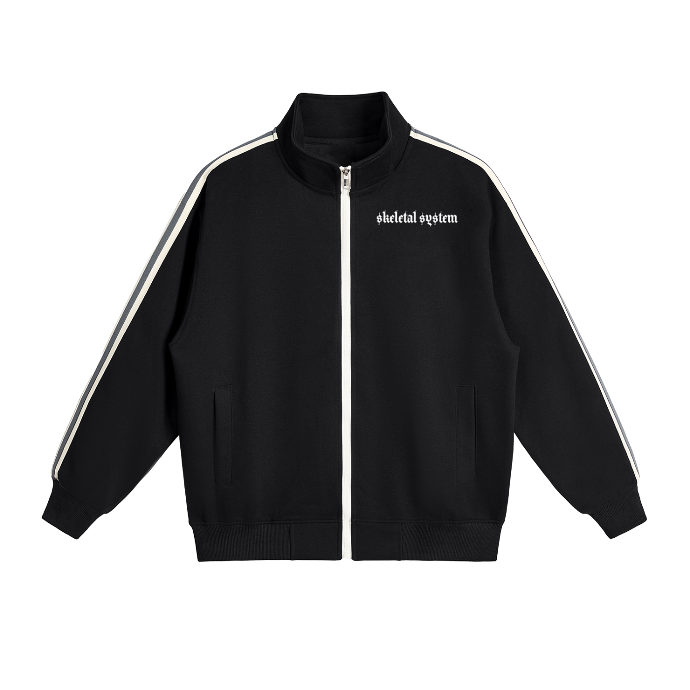 Aposhtasy Side-Stripe Stand Collar Jacket S.S