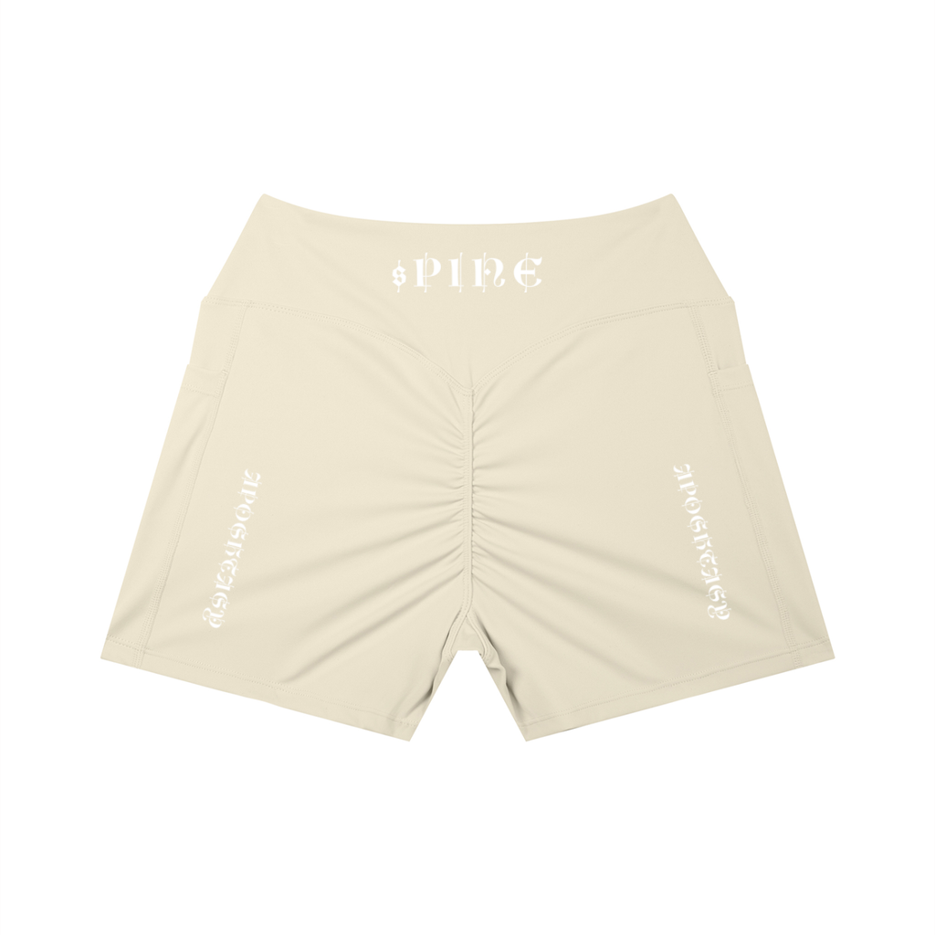 Aposhtasy Women’s High Rise Pocket Yoga Shorts S.S