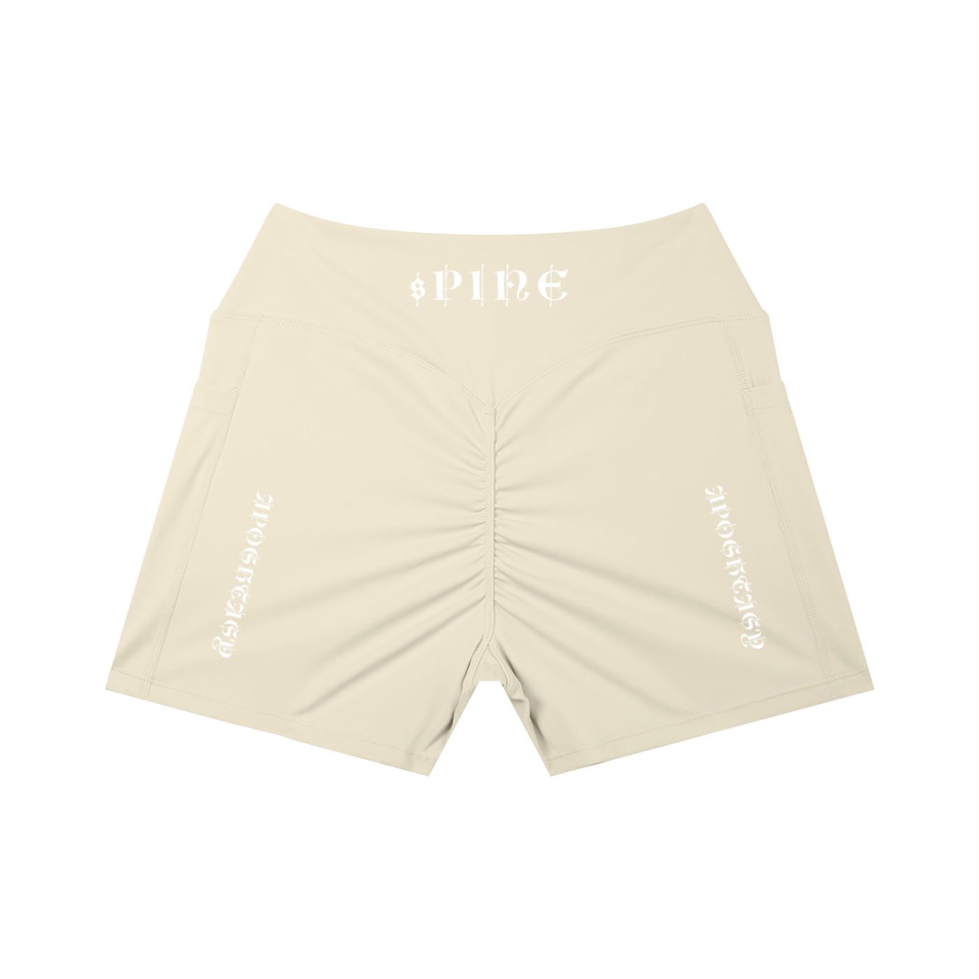 Aposhtasy Women’s High Rise Pocket Yoga Shorts S.S