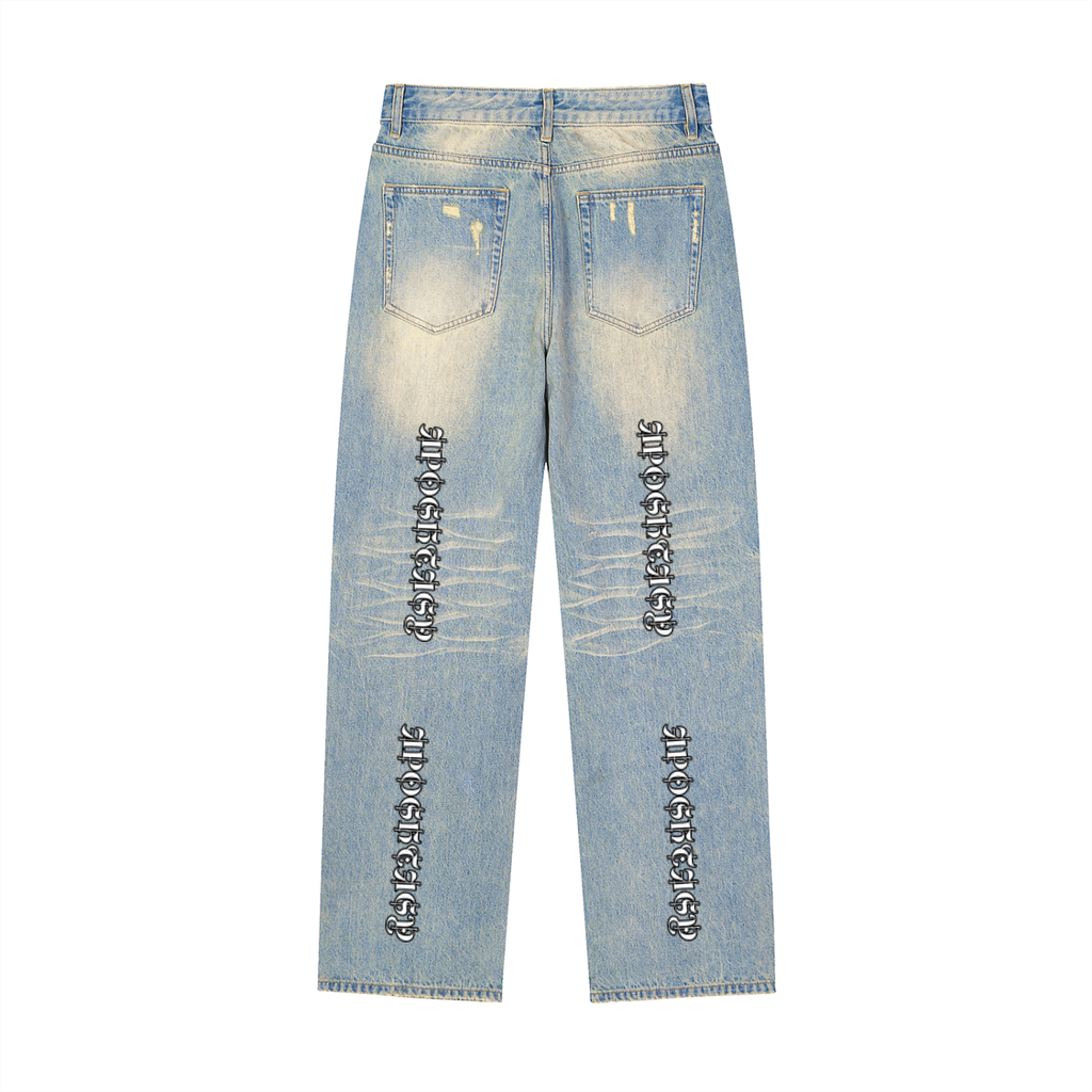 Aposhtasy Raw Hem Denim Jeans S.S