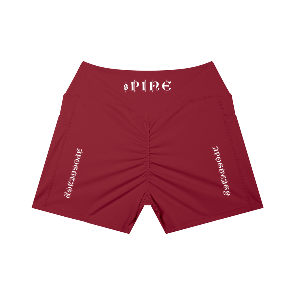 Aposhtasy Women’s High Rise Pocket Yoga Shorts S.S