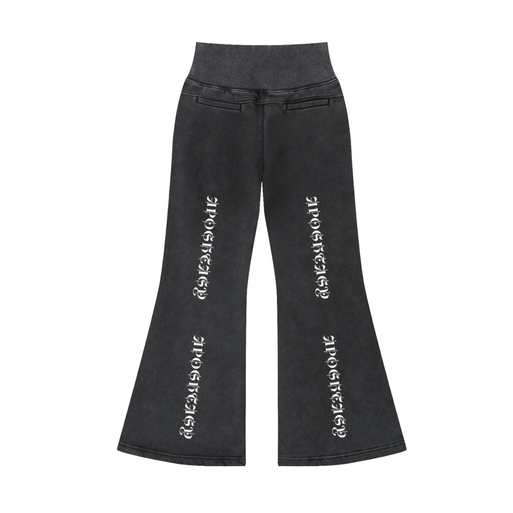 Aposhtasy Rib Washed Flared Fleece Pants S.S
