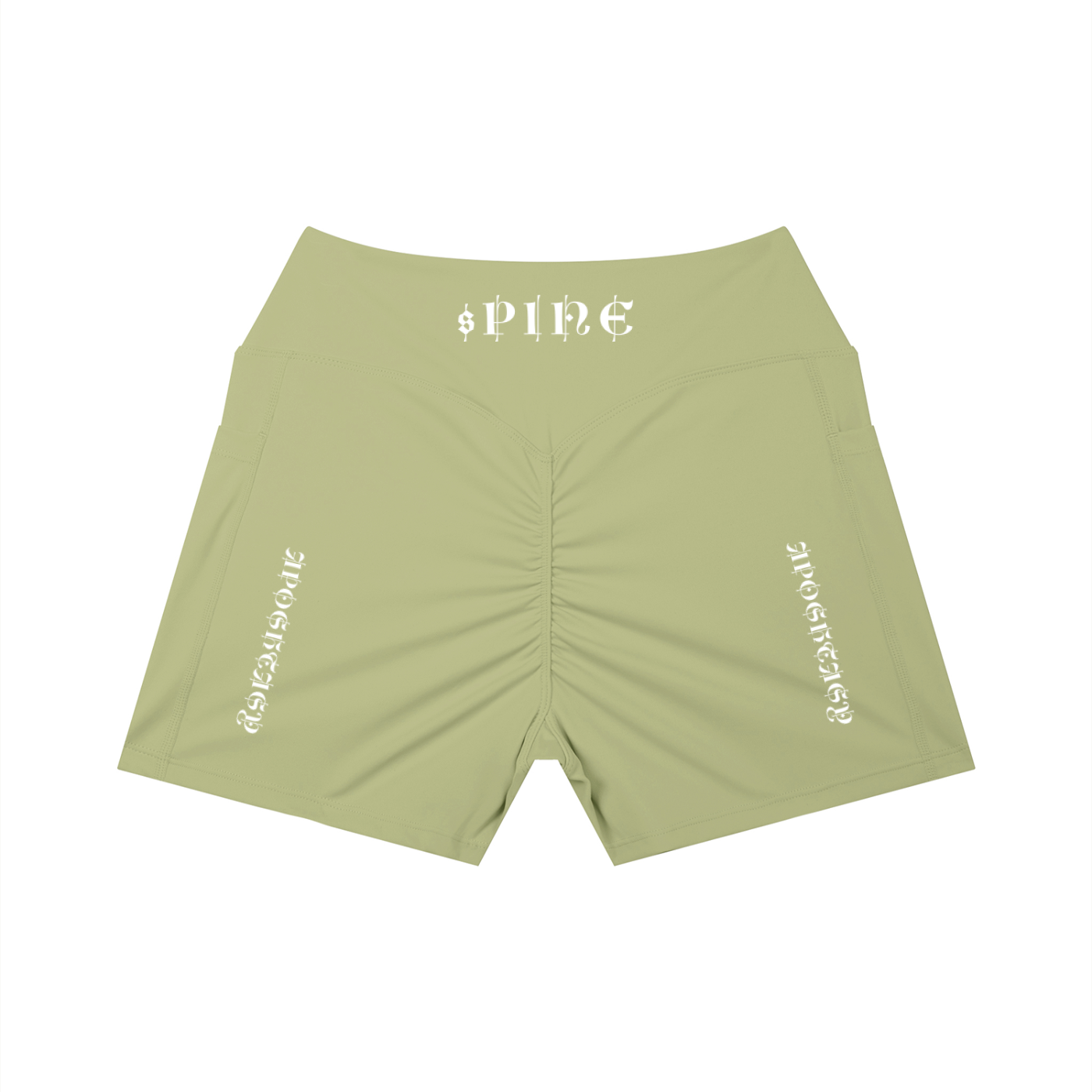 Aposhtasy Women’s High Rise Pocket Yoga Shorts S.S