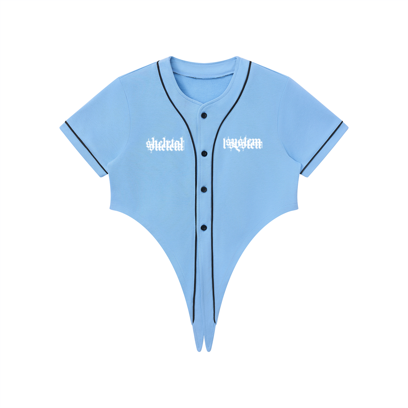 Aposhtasy Women's Piping Baseball Jersey S.S