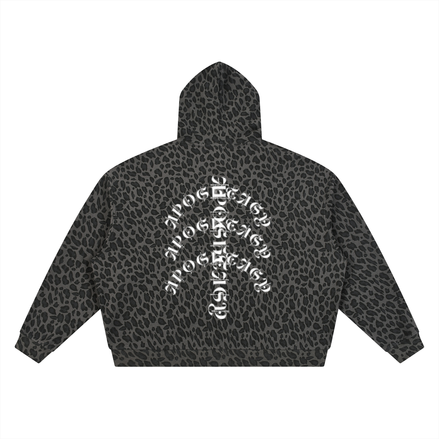 APOSHTASY Leopard Waffle Full Zip S.S