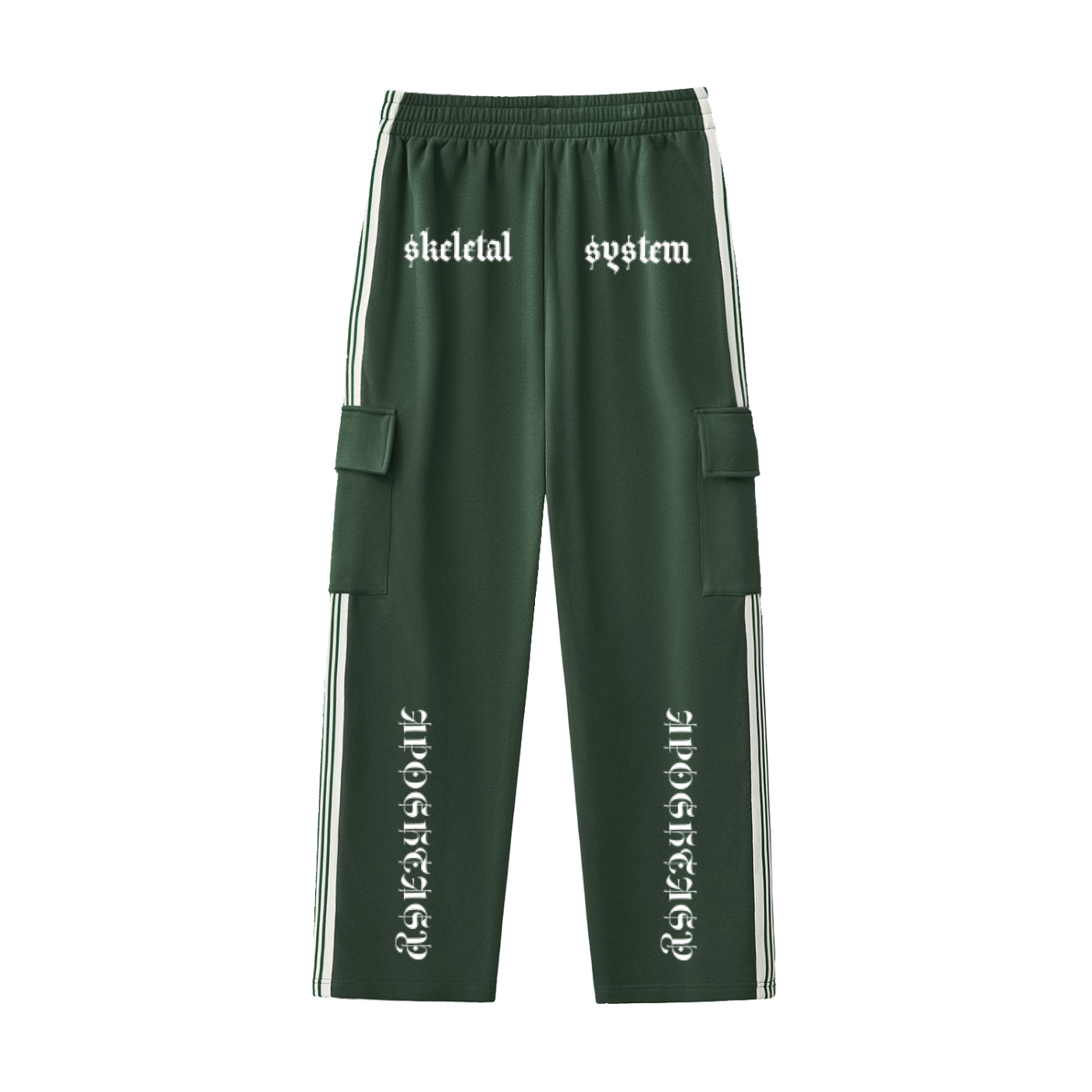 APOSHTASY Side Stripe Straight-Leg Pants S.S