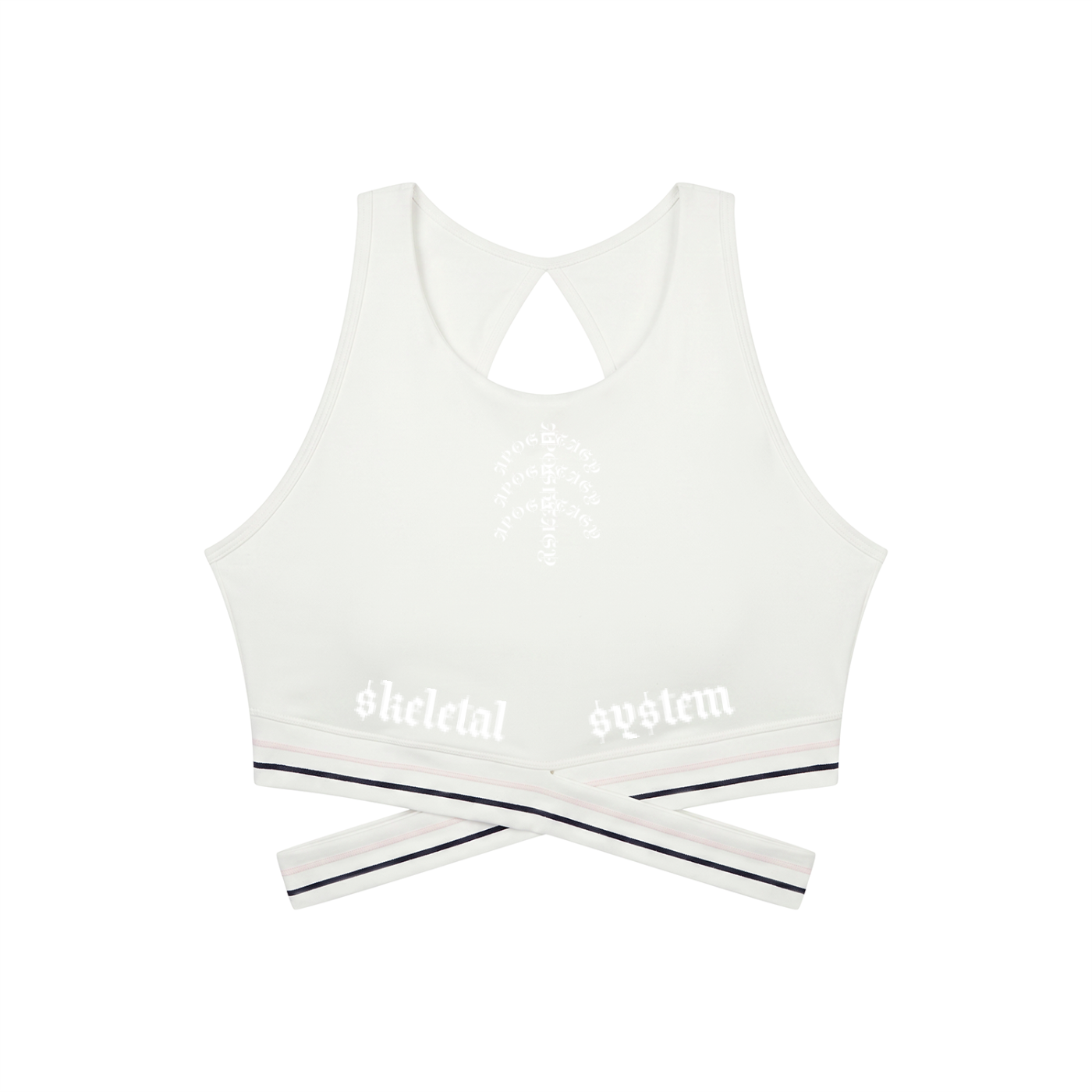 Aposhtasy Women’s Criss-Cross Band Sports Bra S.S