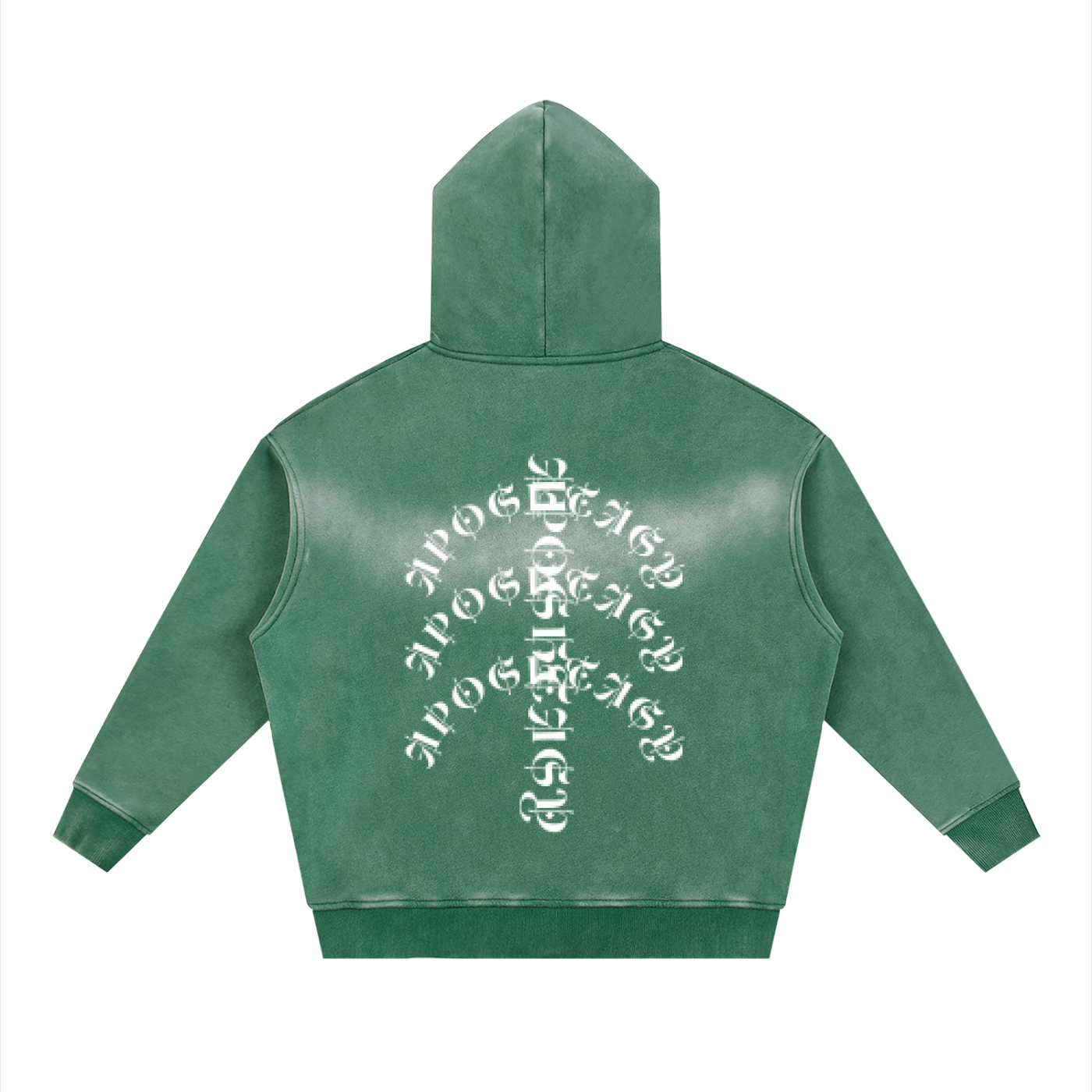 Aposhtasy Rib Two-way Zipper Boxy  Hoodie