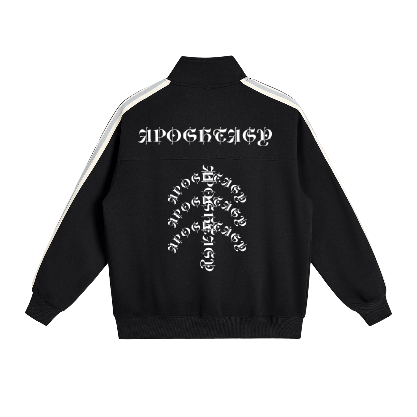 Aposhtasy Side-Stripe Stand Collar Jacket S.S