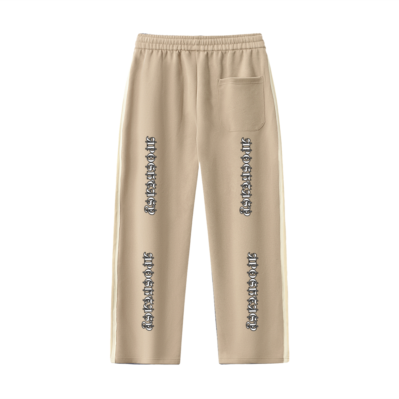 APOSHTASY Alternate Side-Stripe Straight-Leg  Pants S.S