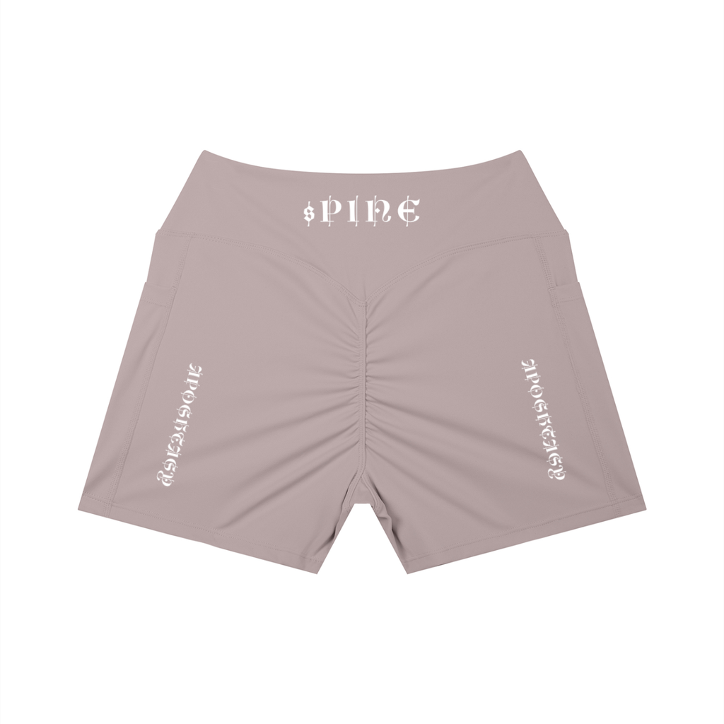 Aposhtasy Women’s High Rise Pocket Yoga Shorts S.S