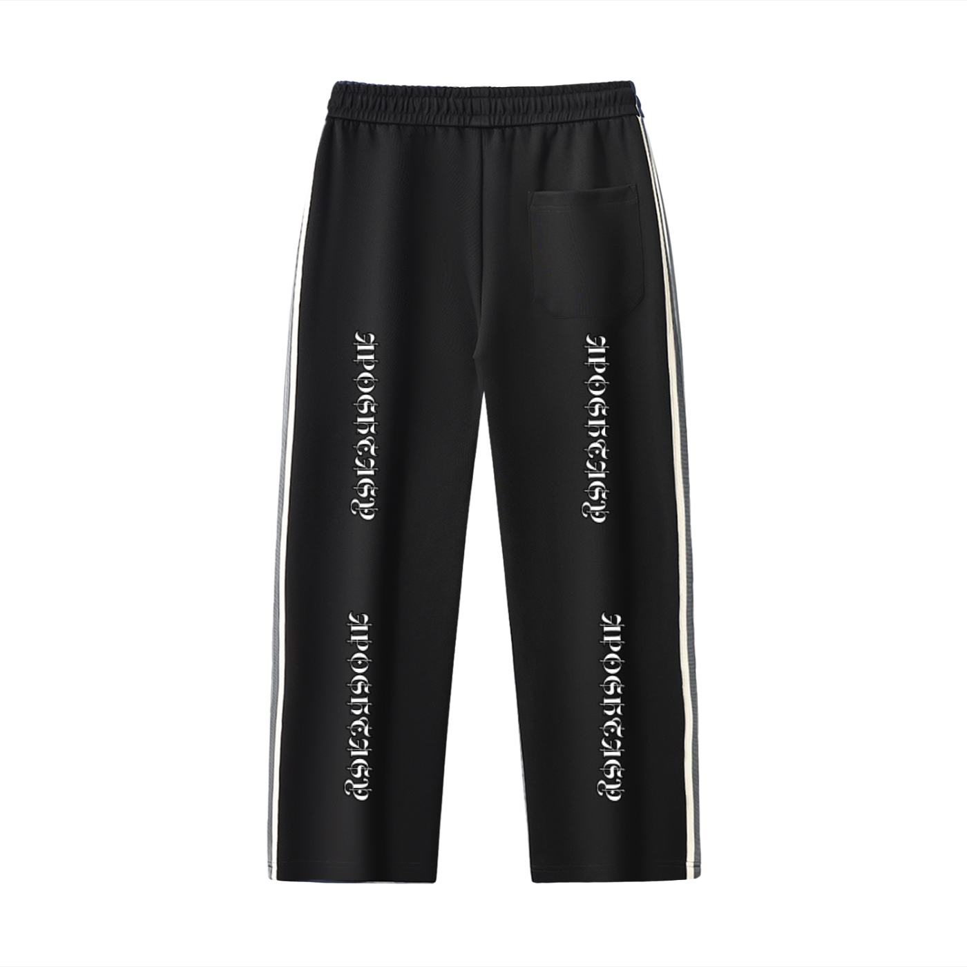 APOSHTASY Alternate Side-Stripe Straight-Leg  Pants S.S
